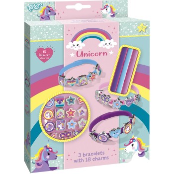 Totum Unicorn - 3 Bracelets & 18 Charms TT071551 | Toys-shop.gr