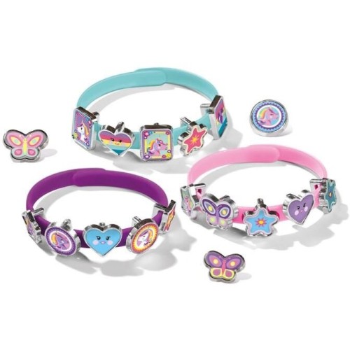 Totum Unicorn - 3 Bracelets & 18 Charms Βραχιολάκια Και Χάντρες Μονόκεροι TT071551 | Toys-shop.gr