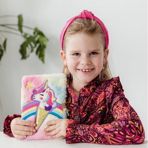 Totum Unicorn - Fluffy Notebook TT072107 | Toys-shop.gr