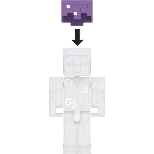 mattel minecraft - φιγούρες 8εκ. mc 3.25 invisible steve GTP08 / JND86 | Toys-shop.gr
