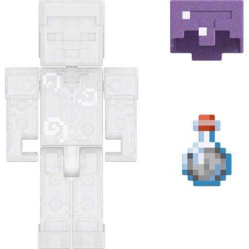 Mattel Minecraft Invisible Steve Action Figure & Accessories Set, 3.25-inch Scale Collectible Toy GTP08 / JND86 | Toys-shop.gr