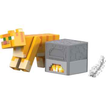 mattel minecraft - φιγούρες 8εκ. mc 3.25 red tabby cat GTP08 / JJT03 | Toys-shop.gr