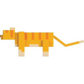 mattel minecraft - φιγούρες 8εκ. mc 3.25 red tabby cat GTP08 / JJT03 | Toys-shop.gr