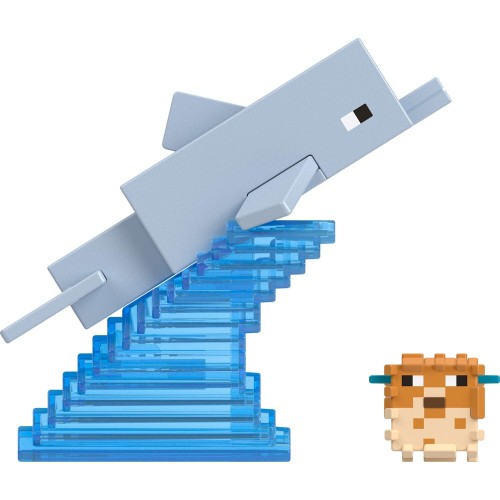 mattel minecraft - φιγούρες 8εκ. mc 3.25 dolphin GTP08 / JJR97 | Toys-shop.gr