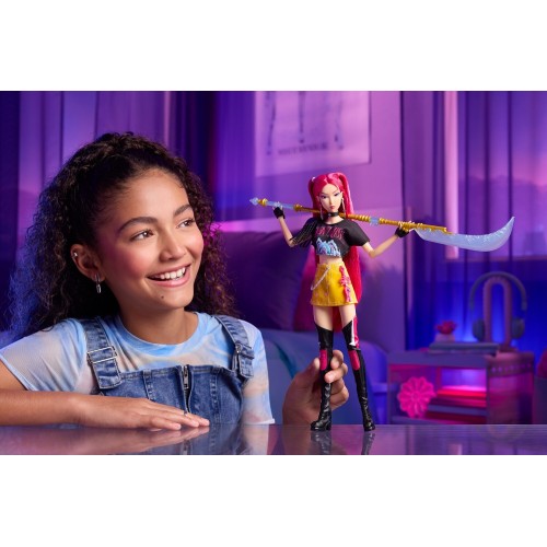 Mattel Kpop Demon Hunters Huntr/x Mira Fashion Doll in Removable Look With Themed Movie Accessories JRN36 | Toys-shop.gr