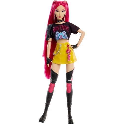 Mattel Kpop Demon Hunters Huntr/x Mira Fashion Doll in Removable Look With Themed Movie Accessories JRN36 | Toys-shop.gr