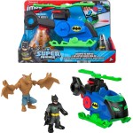 Mattel Imaginext DC Super Friends Batcopter vs Man-bat Set With Batman, Man-bat, Launching Disc (styles May Vary) JML97 | Toys-s