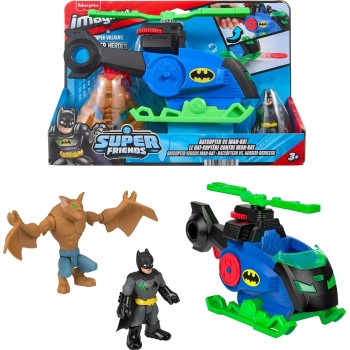 Mattel fisher-price imaginext - batman με ελικόπτερο JML97 | Toys-shop.gr