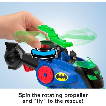 Mattel fisher-price imaginext - batman με ελικόπτερο JML97 | Toys-shop.gr
