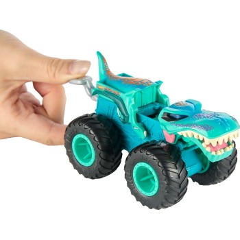 Mattel hot wheels monster trucks οχηματα - attack pack hwmt attack mega wrex JMK92 / JMK94 | Toys-shop.gr