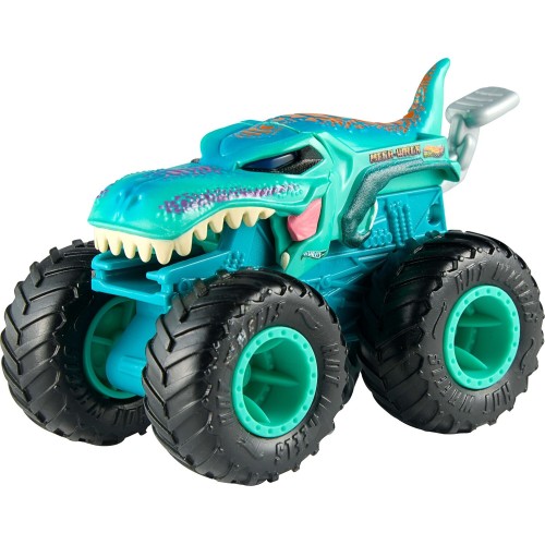 Mattel hot wheels monster trucks οχηματα - attack pack hwmt attack mega wrex JMK92 / JMK94 | Toys-shop.gr