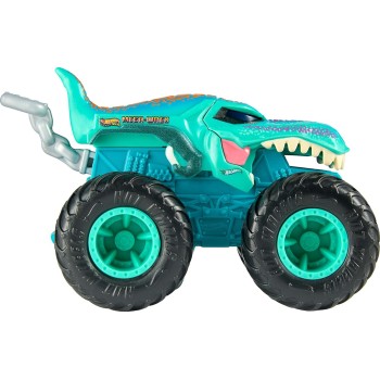 Mattel hot wheels monster trucks οχηματα - attack pack hwmt attack mega wrex JMK92 / JMK94 | Toys-shop.gr