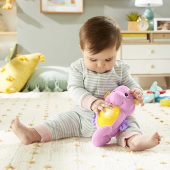 Mattel Fisher Price Fisher-price Soothe & Glow Seahorse Pink Plush Toys DGH73 | Toys-shop.gr