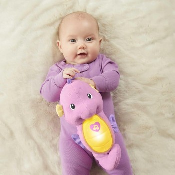 Mattel Fisher Price Fisher-price Soothe & Glow Seahorse Pink Plush Toys DGH73 | Toys-shop.gr