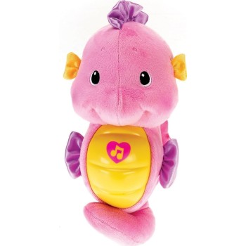 Mattel Fisher Price Fisher-price Soothe & Glow Seahorse Pink Plush Toys DGH73 | Toys-shop.gr