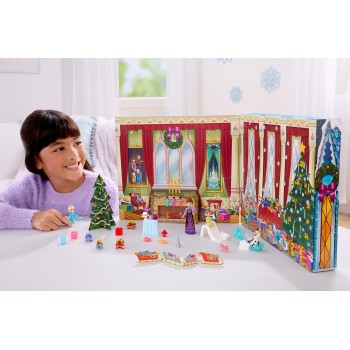 Mattel Frozen Μινι Κούκλες - Disney Frozen Χριστουγεννιάτικο Ημερολόγιο Με 24 Εκπλήξεις JLJ06 | Toys-shop.gr