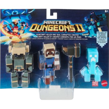 Mattel Minecraft Dungeons II Action Figures & Accessories Multipack, 3.25-inch Scale & Pixelated Design GTT53 / JML83 | Toys-sho