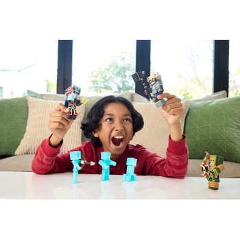 mattel minecraft - βασικη φιγούρα με μηχανισμο δράσης και αξεσουάρ mc 3.25 fig 2pk GTT53 / JML85 | Toys-shop.gr