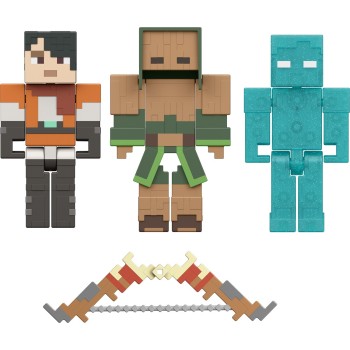 Mattel Minecraft Dungeons II Action Figures & Accessories Multipack, 3.25-inch Scale & Pixelated Design GTT53 / JML85 | Toys-sho