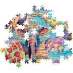Clementoni παζλ high quality collection γιορτή ελεφάντων 500 τμχ - compact box 1220-35578 | Toys-shop.gr