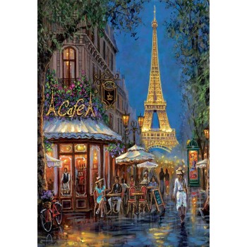 Clementoni παζλ high quality collection νύχτα στον πύργο του άιφελ 500 τμχ - compact box 1220-35577 | Toys-shop.gr