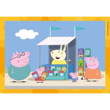 Clementoni παζλ 4 σε 1 super color peppa pig 1200-21751 | Toys-shop.gr