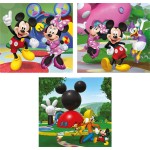 Clementoni παιδικό παζλ super color disney mickey mouse club house 3x48 τμχ 1200-25005 | Toys-shop.gr