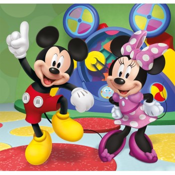 Clementoni Children's Puzzle Super Color Disney Mickey Mouse Club House 3x48 pcs 1200-25005 | Toys-shop.gr