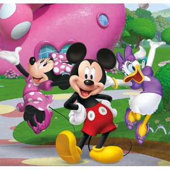 Clementoni παιδικό παζλ super color disney mickey mouse club house 3x48 τμχ 1200-25005 | Toys-shop.gr
