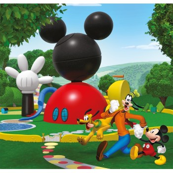 Clementoni παιδικό παζλ super color disney mickey mouse club house 3x48 τμχ 1200-25005 | Toys-shop.gr