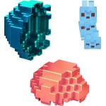 mattel minecraft - mini αυγό με φιγούρα mc mini rabbits HXT64 / JML73 | Toys-shop.gr