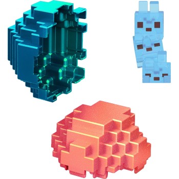 mattel minecraft - mini αυγό με φιγούρα mc mini rabbits HXT64 / JML73 | Toys-shop.gr