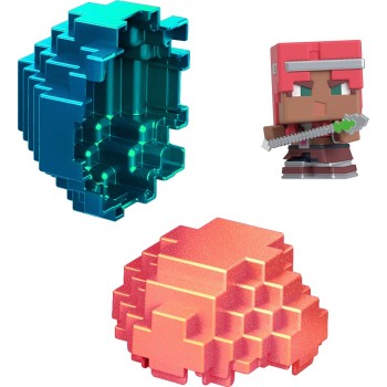 mattel minecraft - mini αυγό με φιγούρα mc mini valorie HXT64 / JML70 | Toys-shop.gr