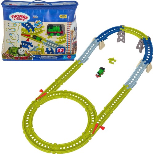 Mattel Fisher-Price Τομας Το Τρενακι - Σετ Με Ραγες & Αξεσουαρ Percy Engine JNF84 | Toys-shop.gr