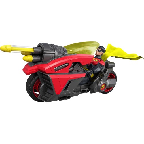 mattel dc - μηχανη του ρομπιν με φιγουρα 15εκ. JMD51 | Toys-shop.gr