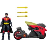 mattel dc - μηχανη του ρομπιν με φιγουρα 15εκ. JMD51 | Toys-shop.gr