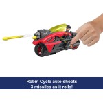 Mattel DC Premier 6.5 Inch Batlink Robin Figure & Motorcycle Vehicle With Projectile Launch JMD51 | Toys-shop.gr