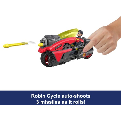 mattel dc - μηχανη του ρομπιν με φιγουρα 15εκ. JMD51 | Toys-shop.gr