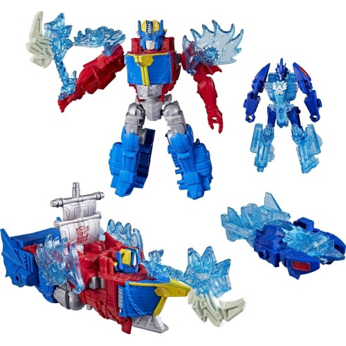 Hasbro Transformers Cyberworld Optimus Prime & Autobot Mirage High Seas Heroes Energon Surge G3181 | Toys-shop.gr
