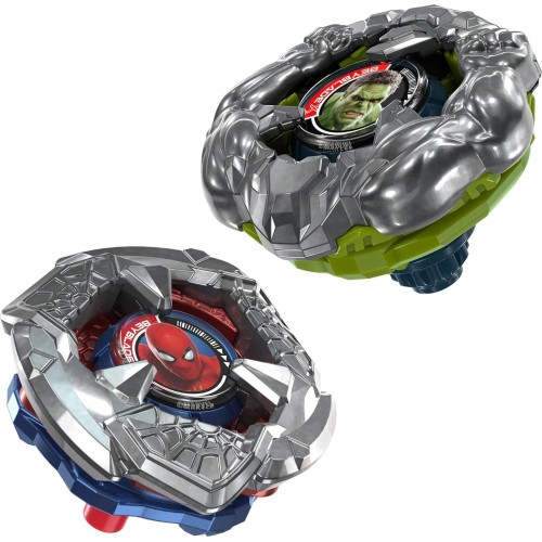 Hasbro Beyblade X And Marvel Collab, Spider-Man 6-60R Vs. Hulk 3-85N, 2 Takara Tom G0278 / G3064 5010996420831