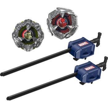 Hasbro Beyblade X And Marvel Collab, Spider-Man 6-60R Vs. Hulk 3-85N, 2 Takara Tom G0278 / G3064 5010996420831