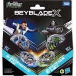 Hasbro beyblade x and marvel collab, doctor doom 0-80lo vs. mister fantastic 9-65a G0278 / G3063 5010996385543