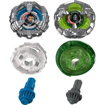 Hasbro beyblade x and marvel collab, doctor doom 0-80lo vs. mister fantastic 9-65a G0278 / G3063 5010996385543