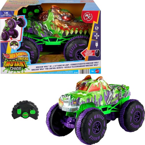 Mattel hot wheels hwmt rc 1:15 wreckin wolf hwmt rc 1:15 wreckin wolf JMM77 194735381364