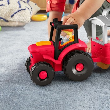Mattel fisher-price little people - τρακτέρ με ηχους & ζωακια JLM99 194735367740