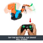 Mattel Hot Wheels Let’s Race Slither ‘N Strike RC & 1 Toy Car, Battery-powered Remote-control Vehicle JGD11 194735311033