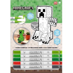 kids licensing Ζωγραφίστε το 2d ειδώλιο minecraft MC00057 8435507896528