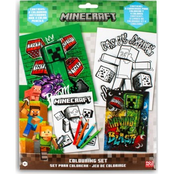 kids licensing Σετ ζωγραφικής με σημειωματάριο minecraft MC00064 8435507896597