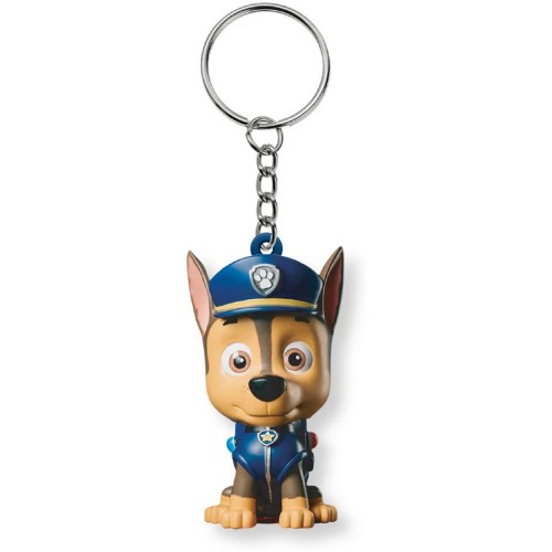 kids licensing Flashies Paw Patrol Chase 3D Keychain With Led Flashlight PW20023 8435507896719