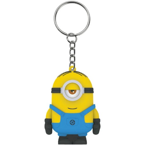 kids licensing Flashies Minions 3D Keychain With Led Flashlight MS10056 8435507896641